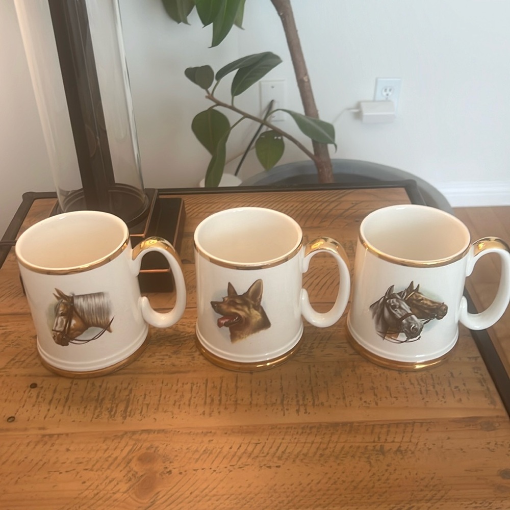 Vintage Gibsons Mug or Tankard with Racehorse